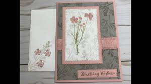 Leave a comment below or take a picture of your own creations so i can see it! Pressed Flowers Birthday Card Quick Easy Youtube