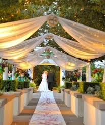 Ideas Para Decorar La Boda Con Tul Jardines Para Bodas Boda De Verano Arcos Para Boda