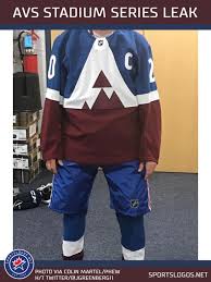 Reebok colorado avalanche premier home team jersey (maroon) large. Avalanche 2020 Stadium Series Uniform A Glimpse Into Future Of Hockey Sportslogos Net News