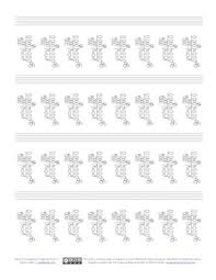 Blank Contra Chart Paper David A Wells Bassoon