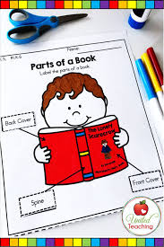 Parts Of A Book Anchor Charts And Activities United Teaching