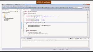 Jdbc Drop Table Demo Java Tutorial Demo Drop