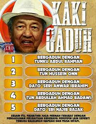 Mahathir mohamad ialah perdana menteri yang paling lama memerintah malaysia dengan tempoh 22 tahun. Mahathir Kaki Gaduh Pak Din