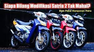 Bahkan sekarang ini masanya tidak lagi sekedar memodifikasi saja. Modifikasi Satria 2 Tak Murah Bisa Pakai Komponen Paket Hemat Enggak Harus Mahal Sesuaikan Budget Youtube