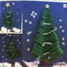 Christbaum Basteln Gestalten Christmastree Weihnachten Winter Kindergarten Christbaum Weihnachten Gestalten