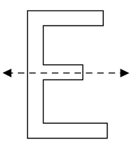 Their top and bottom parts match. Lines Of Symmetry A To Z 0 To 9 Shapes