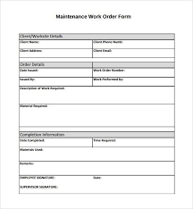 If necessary, contact information can be. Work Order Request Form Template