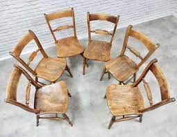 Genuine kitchen chairs for sale from trusted antique dealers. Antique Farmhouse Kitchen Chairs In Antique Dining Chairs