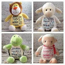 Birth Announcement Stuffed Animal Fox Personalized Stuffed Animal Birth Announcement By Kuggakids Personalized Stuffed Animals Newborn Baby Gifts Baby Gifts