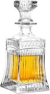 Whiskey Decanter With Glass Airtight Stopper