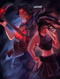 Akali x kayn