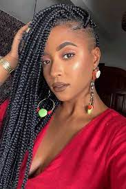 Light pink curly shaved hairstyle with small, delicate coils and shaved nape and sides, this light pink hairstyle for black women is one of the most feminine hairstyles and allows many personalization options. 21 Cool Undercut Designs For Badass Women Page 2 Of 2 Stayglam Box Braids Shaved Sides Braids With Shaved Sides Shaved Side Hairstyles