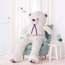 White Giant Teddy Bear 200 Cm 78 Inch Toto Teddyway Teddy Bear Giant Teddy Big Teddy Bear