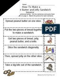 100% geiler geschmack mit 0% zuckerzusatz. How To Peanut Butter Jelly Sandwich Sequence Worksheet
