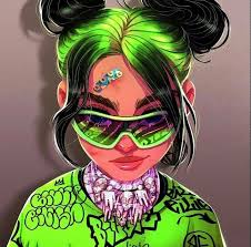 Download the vector logo of the billie eilish brand designed by in adobe® illustrator® format. Not Mine Billie Eilish S Fan Art Billie Eilish Cartoon Art Billie