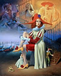 Hide And Seek Art By Michael Cheval Surreal Illusion Art Fantasy Art Whimsical Art Fantasyart Surrealart S Surrealism Painting Art Art Paintings For Sale