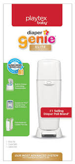 This clamp and twisting motion locks in any odors inside of the 7 layer diaper bags. Playtex Baby Diaper Genie Elite Diaper Pail Designer White Babies R Us Canada