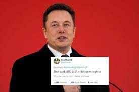 Bitcoin Prices Plummeted Days After Elon Musk Tweeted They Seem Too High