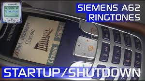Siemens A62 Mobile Phone - Startup ...
