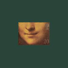 Mona Lisa Stamp Art Poster, Classic Art Reworked, Abstract Smile Crop  Print, Modern Da Vinci Portrait Gallery Wall, Iconic Renaissance Art