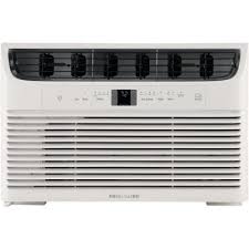 As long as a window a/c unit is installed properly, (angled slightly down toward the rear) it will drain excess water over the rear lower lip of the unit should it get that high. Frigidaire Window Air Conditioners Air Conditioners The Home Depot