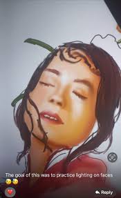 My daughter's drawing of Mike wasowski! Isint it amazing❤️