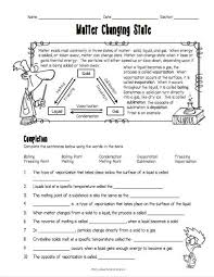 Melting and freezing are the reverse. Matter Changing States Worksheet Matter Worksheets States Of Matter Worksheet State Worksheets