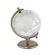 Check out our blown glass globe selection for the very best in unique or custom, handmade pieces from our glass sculptures & figurines shops. Litton Lane 12 In White Aluminum Traditional Decorative Globe 28564 The Home Depot