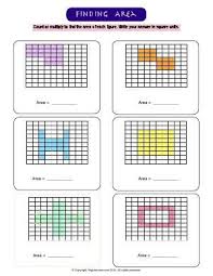 Worksheet Finding Area Count Or Multiply To Find The Area Of Each Figure Write The Answers In Square Units Finding Area Area Worksheets Area Square Units