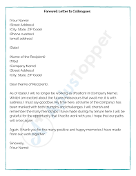 But i wanted to thank you for all the guidance, support, and encouragement that you have shown me over the years. 12 Sample Farewell Letters Format Examples And How To Write A Plus Topper