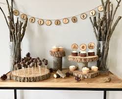 Baked goods and savory foods dominate the fall baby shower theme, and we've added some ideas below: Woodland Baby Shower Pretty Collected
