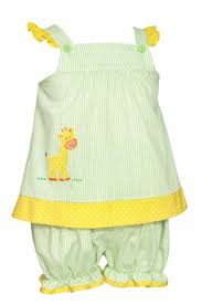 Petit Bebe By Anavini Baby Toddler Girls Green Check