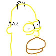 Você é uma pessoa incrível, sua inteligência e consciência social são incomparáveis. Wie Zeichnet Man Homer Simpson Lerne Zu Zeichnen Von Anderen Letsdrawit Spielern