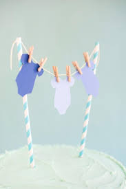 Baby Boy Onesie Cake Topper Diy Oh Happy Day Diy Cake Topper Toppers Diy Baby Cake Topper