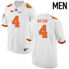 Find the latest in deshaun watson merchandise and memorabilia, or check out the rest of our gear for the whole family. Men S Clemson Tigers 4 Deshaun Watson White Football Jersey Fansjerseyheaven On Artfire