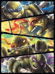 Tmnt Art Poster Teenage Mutant Ninja Turtles Epic Painting Premium Quality Giclee Archi Teenage Mutant Ninja Turtles Art Teenage Ninja Turtles Tmnt Art