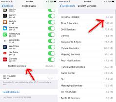 How To Find Data Used By Personal Hotspot On Your Iphone