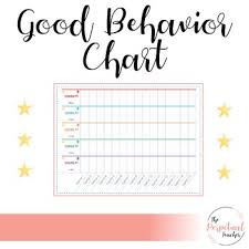 Good Behavior Chart