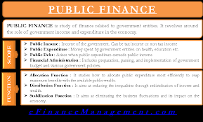 Public Finance Meaning Scope Functions And Careers