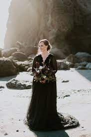 Wear The Black Wedding Dress Black Wedding Black Wedding Dresses Bride Clothes