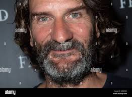 Frederic Beigbeder and Fred Allard attending the Fred Allard X LVUTETIA  exhibition opening at the Lutetia Hotel in Paris, France