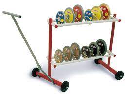 Discus throwing was part of the first olympics held in 776 b.c. Polanik Discus Rack Discus Throw Equipment Athletics Direct