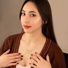 14K Gold Dainty Cat Name Necklace