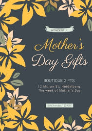 In case you've forgotten, mother's day is this sunday, which means the time you have left to pick out a gift — and have it arrive on her doorstep by may 9 — is just about gone. Online Mother S Day Gift Flyer Template Fotor Design Maker