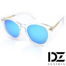 DZ 摩登小三角抗UV 偏光太陽眼鏡墨鏡(透框冰藍膜) | 眼鏡| Yahoo購物中心