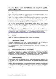 It would effectively scan your inbox and combine. General Terms And Conditions For Suppliers Gtc Edition February