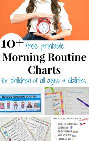 Morning Routine Chart Organized 31