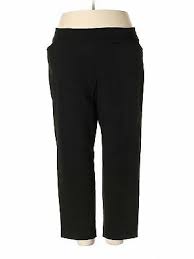 Terra Sky Women Black Casual Pants 3x Plus Ebay