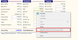Gross salary+bonus = rm12,000 epf contribution from employee @ 11% = rm1,320 epf contribution from employer @ 12% = rm1,440 socso contribution from employee did i need to pay pcb? Troubleshooting Payroll Unable To Edit Epf Socso Pcb Tax And Cp39a Autocount Resource Center