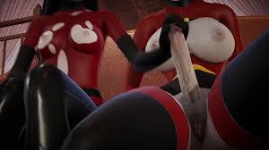 Incredibles - Double Futa - Violet Parr gets creampied by Helen - 3D Porn  ‍♀️ 3D Porn